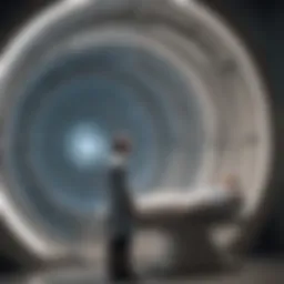 Visual representation of proton therapy technology