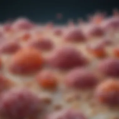 Microscopic Examination of BCC Cells Microscopic view of basal cell carcinoma cells highlighting their characteristics