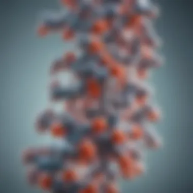 Molecular Structure of Biological Agents Illustration depicting the molecular structure of biological agents used in rheumatoid arthritis treatment