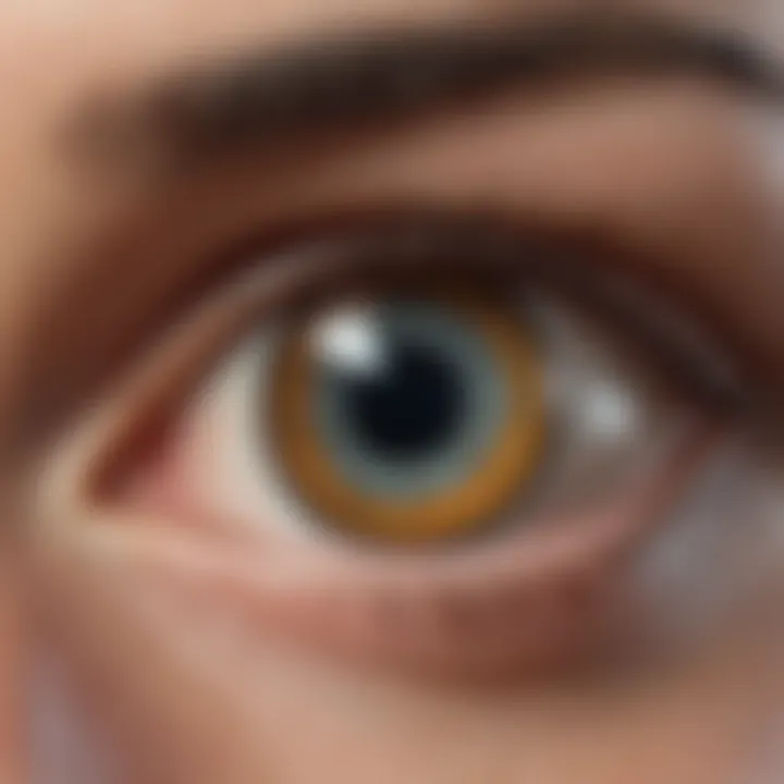 Diagram showing the technology behind bionic eyes