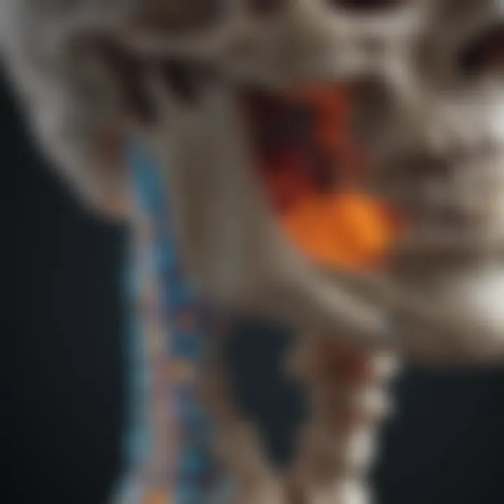 A graphic representation of bone scan results and their interpretations.