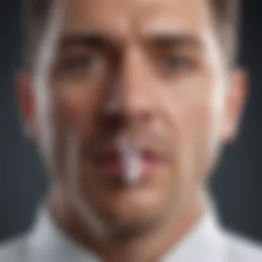 Graphic illustrating the science behind breath analysis
