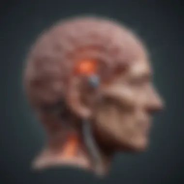 Depiction of cognitive disability symptoms illustrated through brain activity patterns