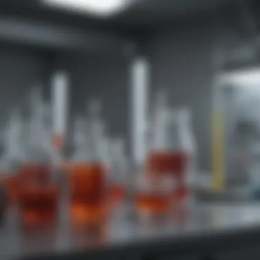 Laboratory Setting for Stool Tests Graphic representation of a laboratory setting for stool tests