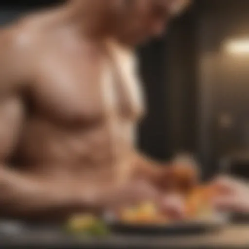 Illustration depicting various lifestyle changes for gastric health