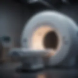 Proton therapy machine in a clinical setting