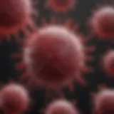 Visual representation of cancer biomarkers in blood
