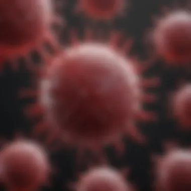 Cancer Biomarkers in Blood Visual representation of cancer biomarkers in blood