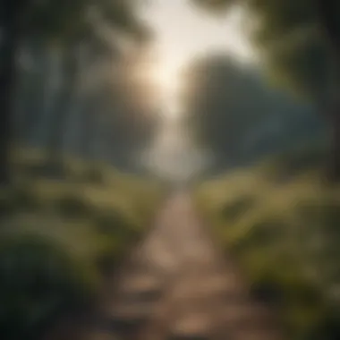 Pathways to Mental Health Recovery A serene landscape representing hope and recovery after tumultuous times.