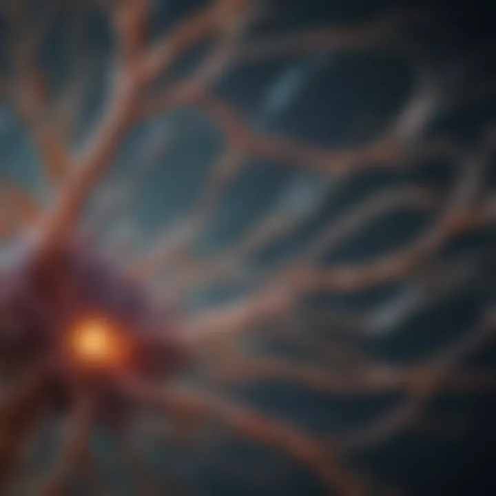 Innovative Alzheimer's research model showcasing neural pathways.