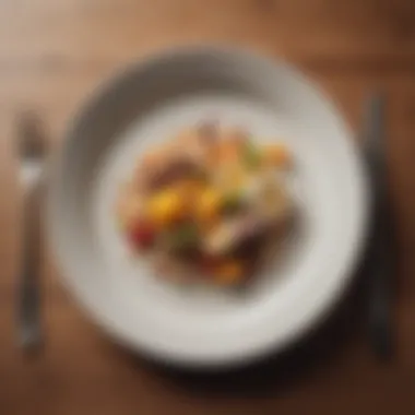 Symbolic Representation of Appetite Loss A plate with untouched food symbolizing loss of appetite.