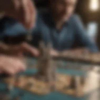 Strategic Thinking through Traditional Games An individual immersed in a strategic board game