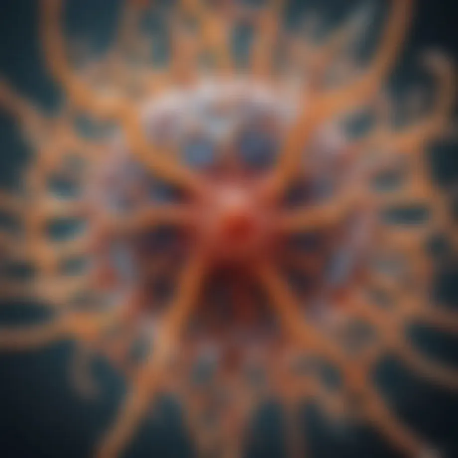 Visual representation of MERS virus structure