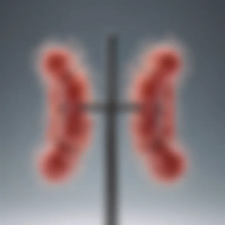 Illustration depicting the balance of beneficial and harmful bacteria.