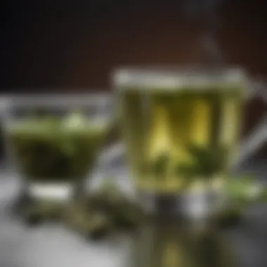 Dietary Choices and Cancer Risk: The Impact of Green Tea A visual representation of the relationship between diet and cancer risk