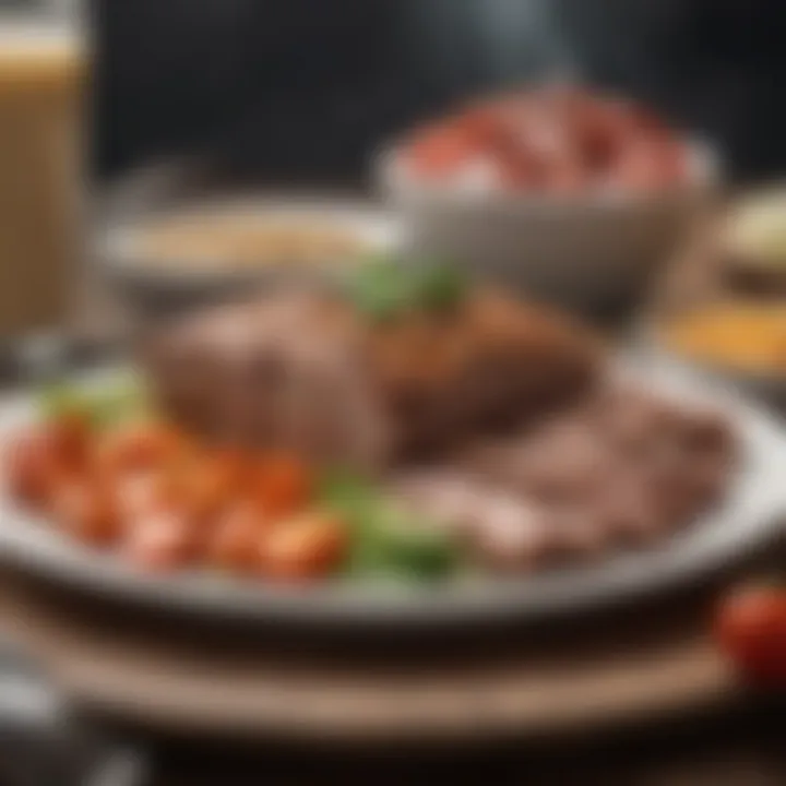 Healthy meal options emphasizing high protein for cardiovascular health