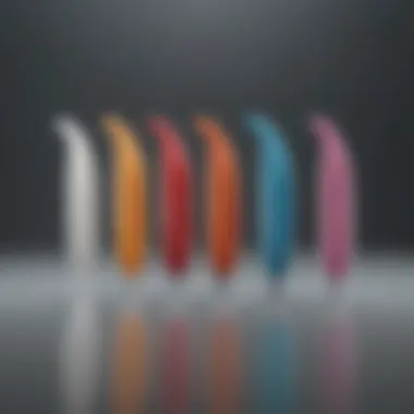 Different Types of Long Enema Nozzles Illustration of various types of long enema nozzles available in the market