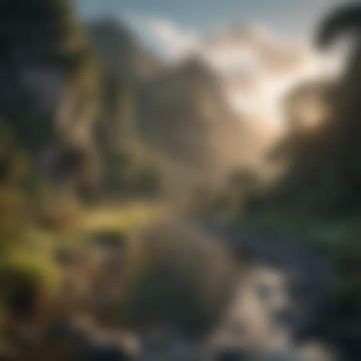 Landscape of New Zealand highlighting Maori heritage sites