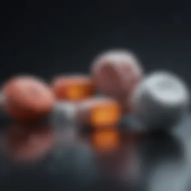 Illustration of various types of pain blockers