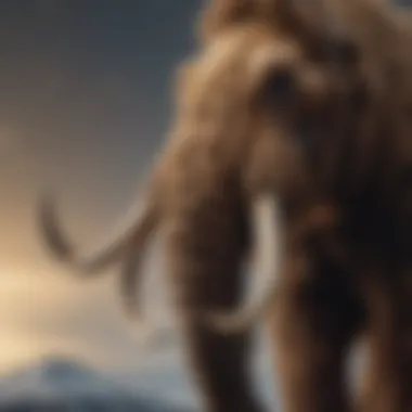 Anatomy of the Woolly Mammoth Diagram illustrating the anatomy of the woolly mammoth