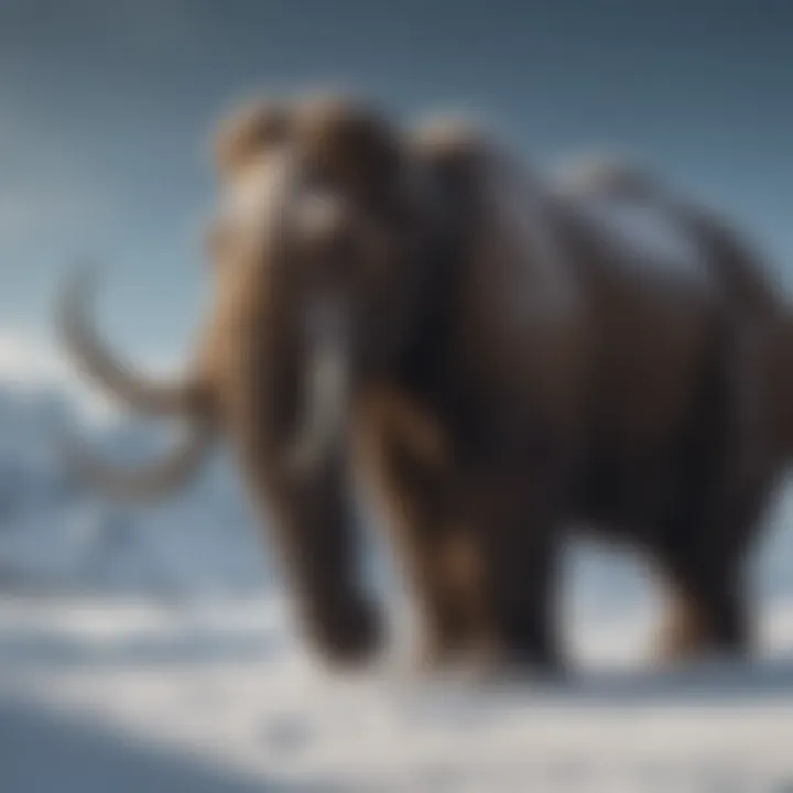 Map of the historical range of woolly mammoths