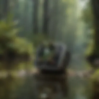 A high-tech device designed to capture amphibian sounds in the wild.