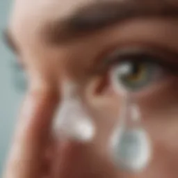 A close-up view of different glaucoma eye drop bottles showcasing their labels.