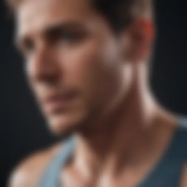 A visual representation of lifestyle changes that promote lung recovery, such as exercise and nutrition.