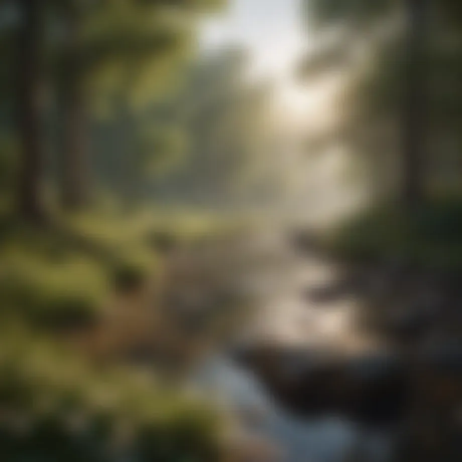 A serene landscape symbolizing peace and healing in relationships