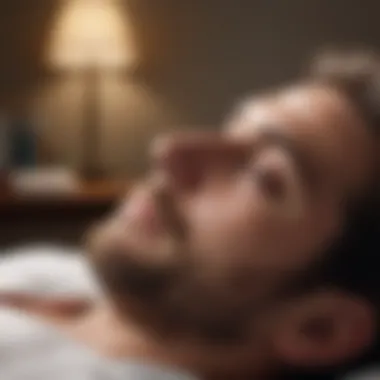 Self-Hypnosis: Techniques for Better Sleep Person practicing self-hypnosis techniques in a calm setting