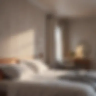 A Tranquil Setting for Sleep Enhancement Illustration of a serene bedroom environment conducive to sleep