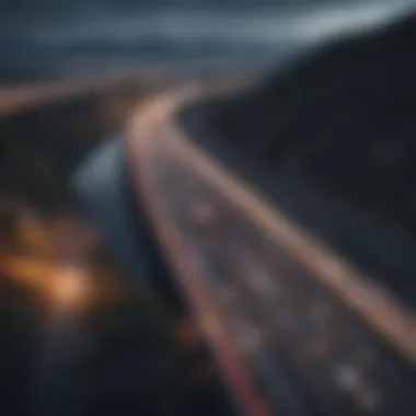 A visual representation of technological advancements in rail and road systems