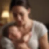 Mother and infant connection during breastfeeding