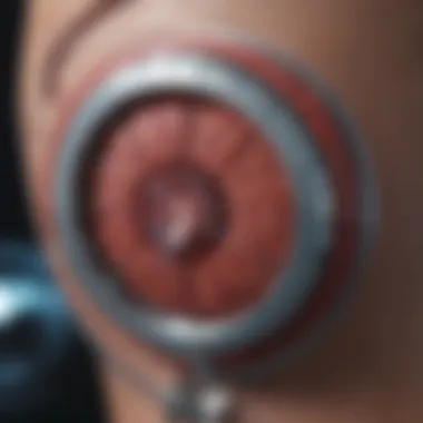Diagram showing precision in surgical techniques