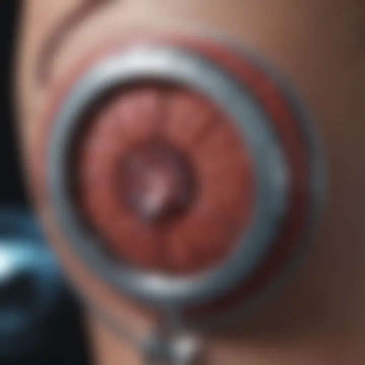 Diagram showing precision in surgical techniques