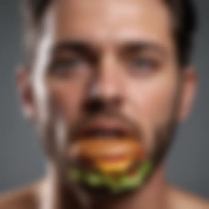 Infographic on psychological factors affecting appetite