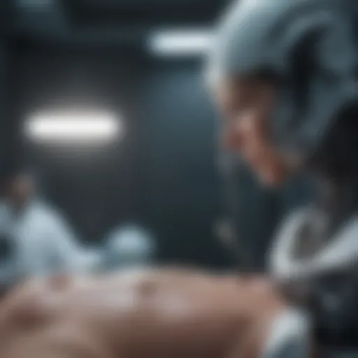 Robotic surgical system in operation