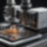 Schematic representation of scanning electrochemical microscopy setup