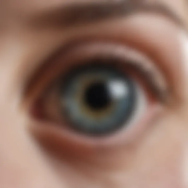 Diagram showing the mechanism of action of stem cells in eye repair