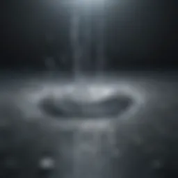 A diagram illustrating the condensation method for water collection from air.