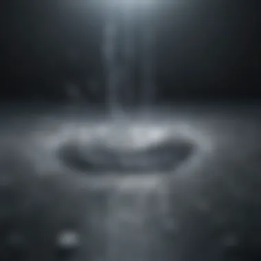 A diagram illustrating the condensation method for water collection from air.