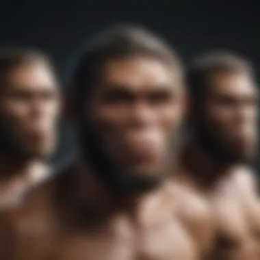 The Evolutionary Timeline of Early Hominins Diagram illustrating the evolutionary timeline of early hominins