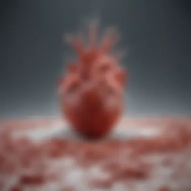 Impact of High Salt on the Cardiovascular System Diagram illustrating the cardiovascular system affected by high salt