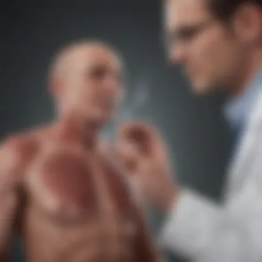 Diagram showing interaction of confounding factors in lung cancer studies