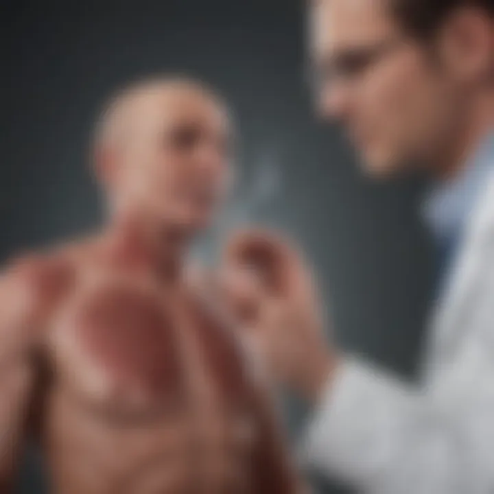 Diagram showing interaction of confounding factors in lung cancer studies