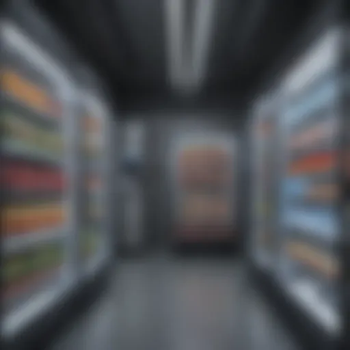 Advanced refrigeration technology showcasing energy-efficient design