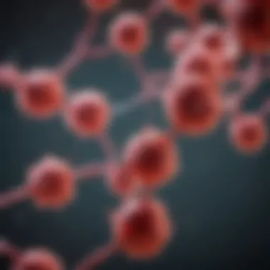Visual representation of the molecular biology of HIV.