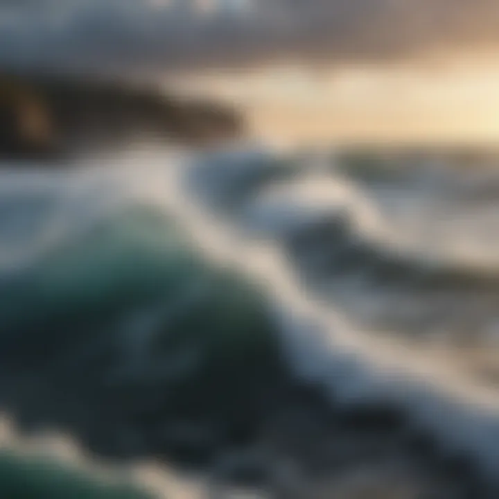 Ocean waves influencing weather patterns