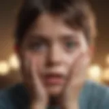 A child experiencing emotional distress