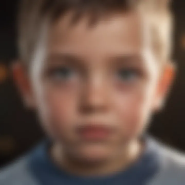 Conceptual representation of childhood development affected by BPD